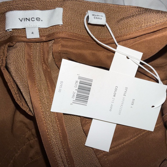 NWT Vince high waisted tailored shorts size 4 - Picture 5 of 14